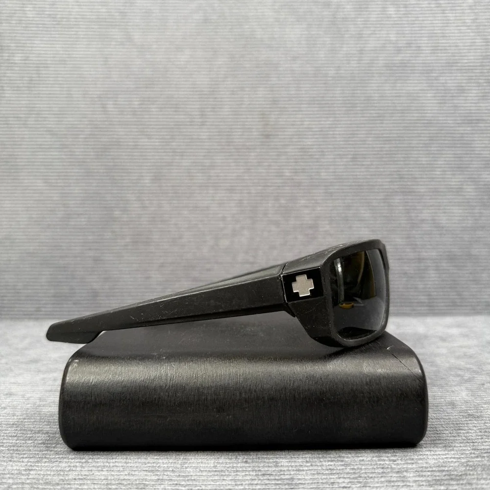 Spy‎ Optic McCoy Sunglasses Matte Black Happy Lens 63-17-120 Rectangular Wrap